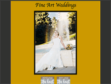 Tablet Screenshot of fineart-weddings.com